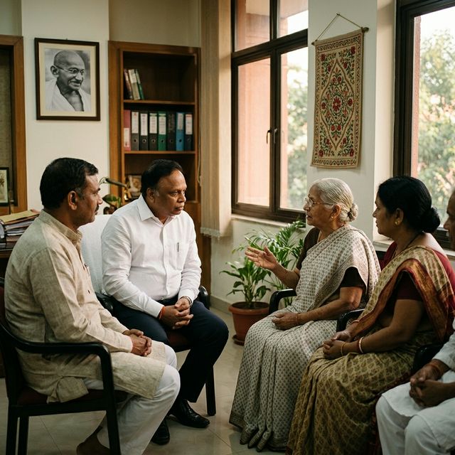 Meeting with local constituents