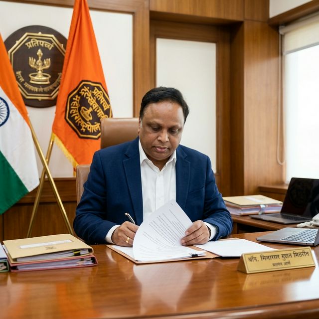 Adv. Ashish Shelar in his government office