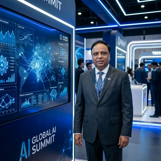 Ashish Shelar at an AI technology summit