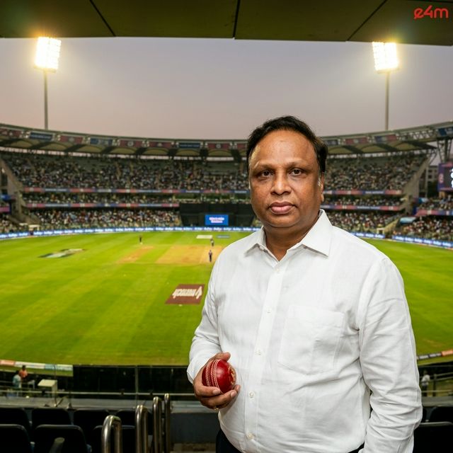 Ashish Shelar at Wankhede Stadium